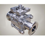 高平臺三片式球閥