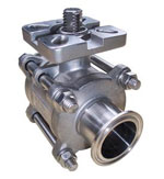 三片式平臺全包球閥