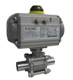 三片式氣動(dòng)全包球閥